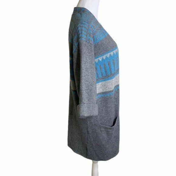 SUNDANCE Lambswool Cashmere Crop Sleeve Cardigan - Picture 6 of 12